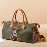 Travel Fitness Bag Luggage Bag Zipper Storage Bag Carry-on Duffle Bag With Single Shoulder Strap For Short Trips Swimming