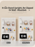 Neat Plastic Pegboard  Desk Organizer with Multiple Accessories for Home Office, Craft Room and Garage Display