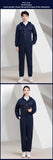 Thickened one-piece denim workwear, wear-resistant labor protection clothing, men's dust-proof auto repair crew clothing, workwe