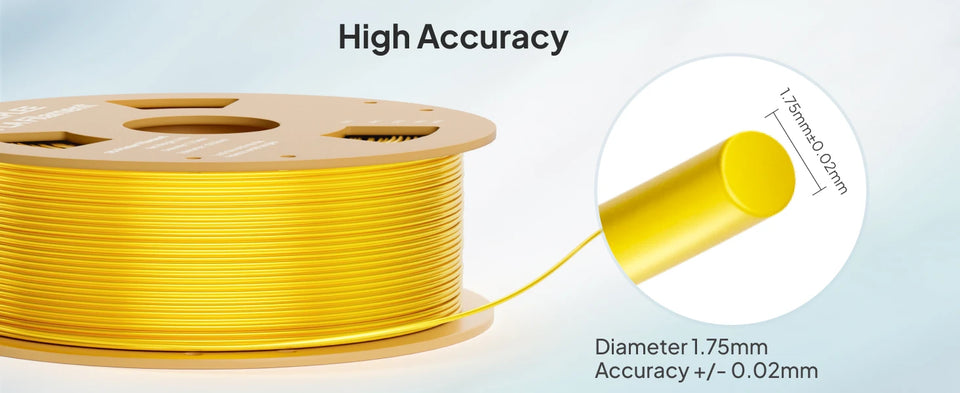 DEEPLEE 10KG Silk Filament PLA 1.75mm 3D Printer Filament for FDM 3D Printers Elegoo PLA for Elegoo Centauri Carbon