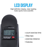 Stepper Exercise Bike LCD Screen Portable Multi-Function Foot Pedal Exerciser Peddler for Leg Arm and Knee Trainer Home Office