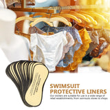50pcs Hygiene Label Swimwear Underwear Brief Bikini Liners Stickers Swimsuit Underpants Protective Sticker Strip
