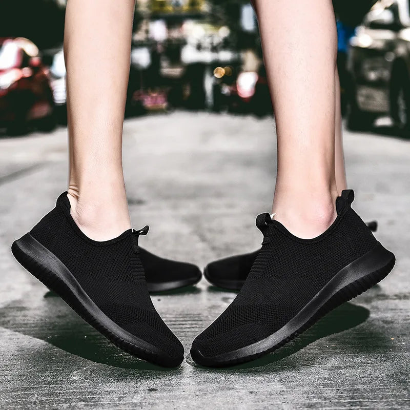 XIHAHA Large Size Men's Shoes Couple Comfortable Woman Shoes Breathable Shoe Male Sports Walking Man Sneaker Flat Ladies Shoes
