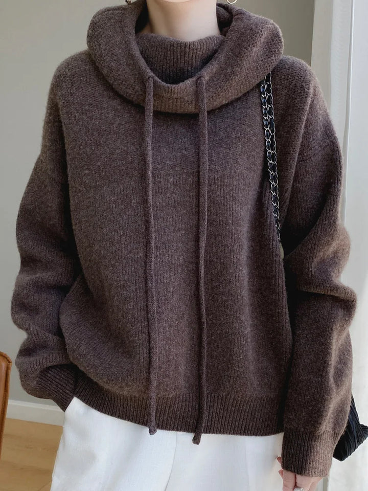 100% Australia Wool Women's Hooded Sweater Long Sleeve Pullovers New Arrivals Knitted Jumper Cashmere New In Sweatshirts Fashion