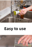 Multi-Use Kitchen Dish Brush, Soap Dispensing Palm Brush with Tray, Universal Scrub Brush for Household Cleaning