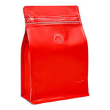 StoBag 50pcs 250g Coffee Beans Packaging Bag with Valve Aluminum Foil Heat Sealing for Powder Tea Nuts Storage Reusable Pouch