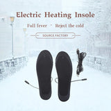 USB Heated Shoe Insoles Electric Foot Unisex Warming Pad Feet Warmer Sock Mat Winter Outdoor Sports Heating Insole Winter Warm