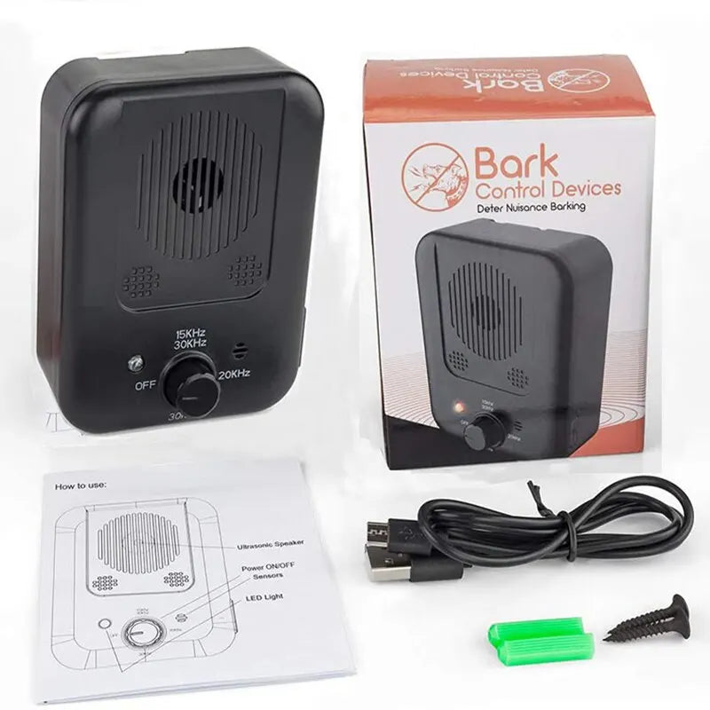 HOMEFISH Ultrasonic Barking Stop Device  Dog Driving Device Noise Prevention Training Device Automatic Dog Barking Stop Device