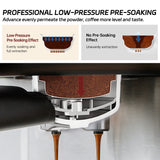 Cafelffe Espresso Coffee Machines Stainless Steel with Milk Frother Steam Wand Semi-Automatic Cappuccino maker 20Bar cafetera