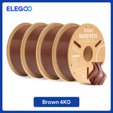 ELEGOO Rapid PETG Filament 1.75mm 1KG,High Speed 30-600mm/s 3D Printer Filament 1kg Fits for Most FDM 3D Printers