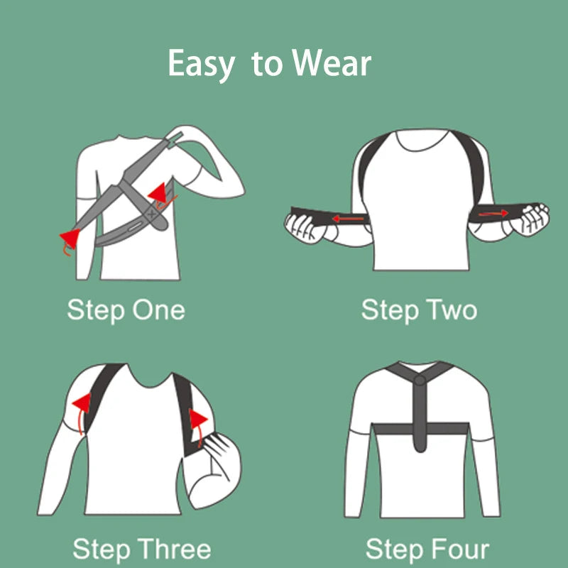 Back Posture Corrector Anti-camel correction belt sitting posture correction belt back orthopedic Adjustable correction belt new