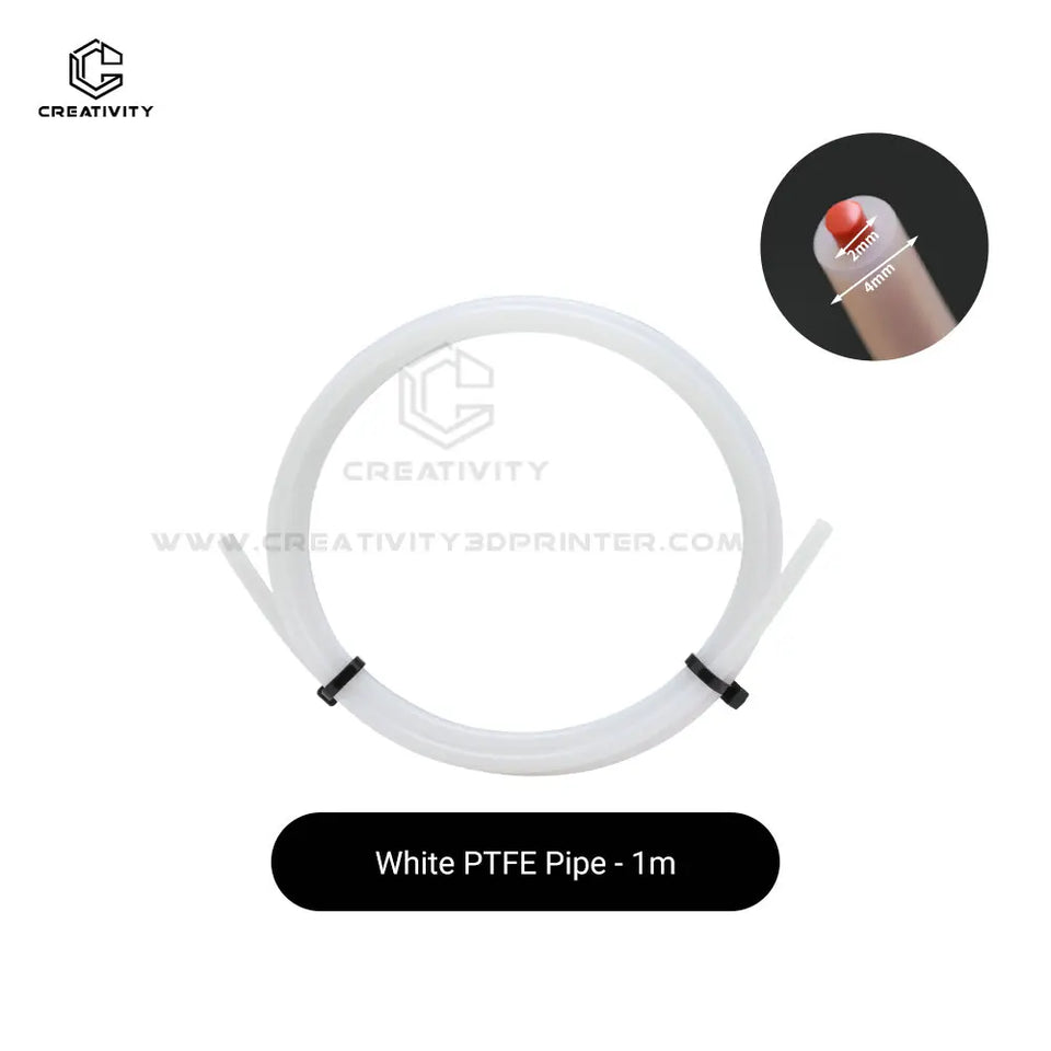 New Arrivals 2*4mm PTFE Tube for Ender3 CR10 Kobra Series Extruder Hotend PTFE Pipe for Elegoo Flashforge Snapmaker 3D Printer