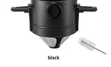 Collapsible Coffee Filter Portable Stainless Steel Drip Coffee Tea Holder Funnel Basket Reusable Tea Pot Holder Coffee Dripper