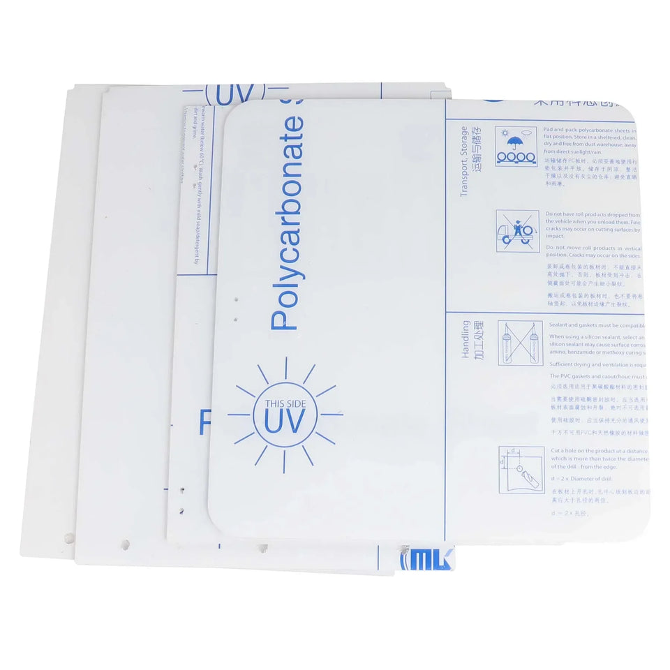 Flashforge Adventurer 5M AD5M 3D Printer DIY Enclosure Panel Kit Clear Polycarbonate PC Sheet 3mm