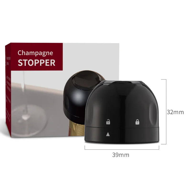 Vacuum Red Wine Bottle Cap Stopper Silicone Sealed Champagne Bottle Stopper Vacuum Retain Freshness Wine Plug Bar Tools