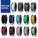 KINGROON 10KG PLA/PETG Filament 1.75mm Black White Gray 3D Printer Filament No Bubbles Plastic 10 Rolls Wholesale