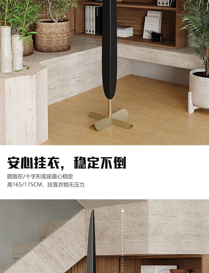 Closet Balcony Clothes Rack Indoor Minimalist Entrance Design Clothes Rack Bedroom Space Saving Porte Manteau Home Furniture