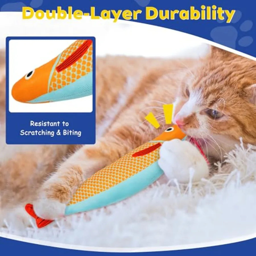 Cat Toys Catnip Toys for Cats Soft and Durable with Rattle Sound Interactive Kitten Toys for Indoor Cats Cat Chew Toy for All B