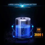 1-5PC COB Worklight USB Rechargeable LED Flashlight Power Bank 18650 Portable Camping Lamp with Magnet Waterproof Lantern 4000mA