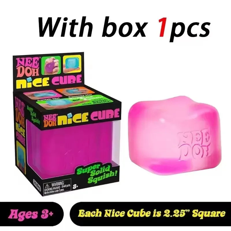 In Stock/,.Squishy Schylling Needoh Nice Cube Sensory Toy Anti-Stress Stress Relief Jigsaw Pressure Relief Souvenir for Kids 말랑이