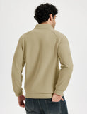 TACVASEN Heavyweight Quarter Zip Pullover Mens Winter Sherpa Lined Athletic Warm Sweatshirt Casual 1/4 Zip Golf Fleece Sweater