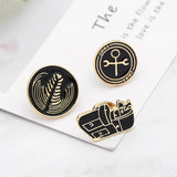 Coffee Collection Enamel Pin for Barista Vintage Rose Tea Latte Americano Brooches Coffee Machine Mini Coffee Bean Badge Jewelry