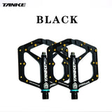 TANKE MTB Pedals Lightweight Aluminum Alloy Non-slip Bicycle Pedal (10 Non-Slip Pins/Side)with Grease&Bearing Bike pedal TP-50