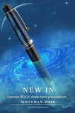 MoonMan M800 Fashion Elegant Acrylic Fountain Pen German BOCK Nib/MAJOHN Nib Luxury Business Office Writing Ink Pens Lady Gift