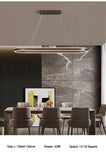Nordic LED Restaurant Chandelier Ring Aluminum Chandelier Suitable For Kitchen Restaurant Hanging Chandelier Lustre Lighting