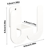 Wall Mounted Shoe Rack Slipper Storage Organizer Hanger Simple Design Door Slipper Hanger For Living Room Foyer Bathroom Hallway