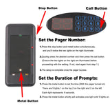 Wireless Restaurant Pager System Touch Panel Wireless Calling System Food Pager Guest Paging System for Coffee Shop Bar