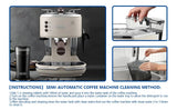 Coffee Machine Cleaning Tablets Remove Coffee Oils Calcium Deposits and Residue 15 Count of Effervescent Tablets