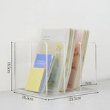 Acrylic File Organizer for Desk,File Holder for Home Office,Book Organizer for Letter,Document,Notebook,Binder,Purse,Mail