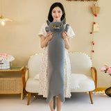 15 Styles 50-150cm Long Cat Plush Toys Stuffed Soft Pause Office Dog Doll Bed Sleepping Pillow Home Decor Birthday Girls Gifts