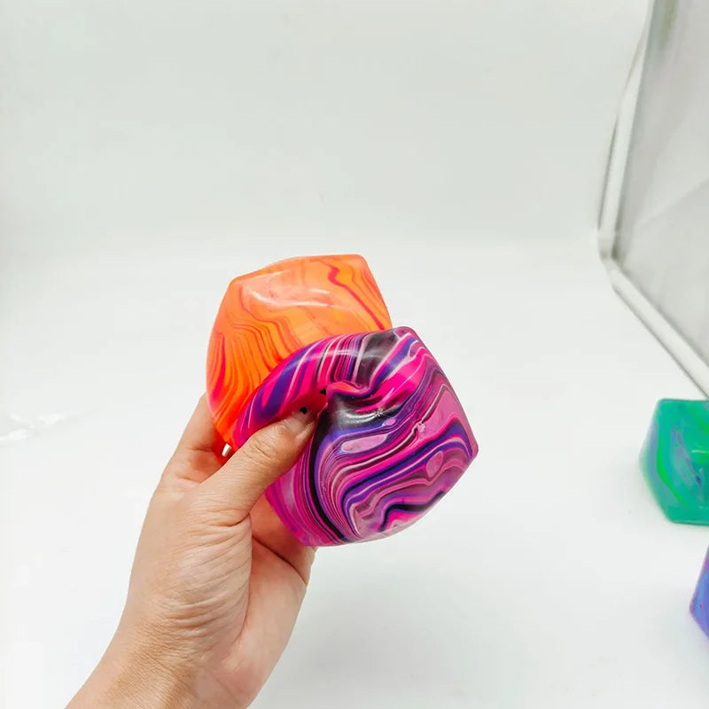 2027！*Squishy Schylling Needoh Nice Cube Sensory Toy Anti-Stress Stress Relief Jigsaw Pressure Relief Souvenir for Kids 말랑이