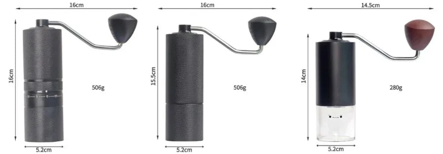 High - Quality Hand - Cranked Coffee Grinder with Steel Core for Precise Manual Coffee Bean Grinding and Fine Powdering