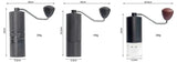 High - Quality Hand - Cranked Coffee Grinder with Steel Core for Precise Manual Coffee Bean Grinding and Fine Powdering