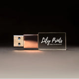 Free Custom LOGO Color Metal Crystal USB2.0/3.0 High-speed Flash Drive 4GB 8GB 16GB 32GB 64GB 128GB