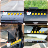 Cute Mini Chickens Car Decor, Fun Chicks Dashboard & Rearview Mirror Ornaments, Fairy Garden Home Accessories, Unique Car Gifts