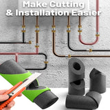6PCS Foam Pipe Insulation Cutter Tool Cutting Guide Clip for Homes Industries Commercial Places Versatile Fixture