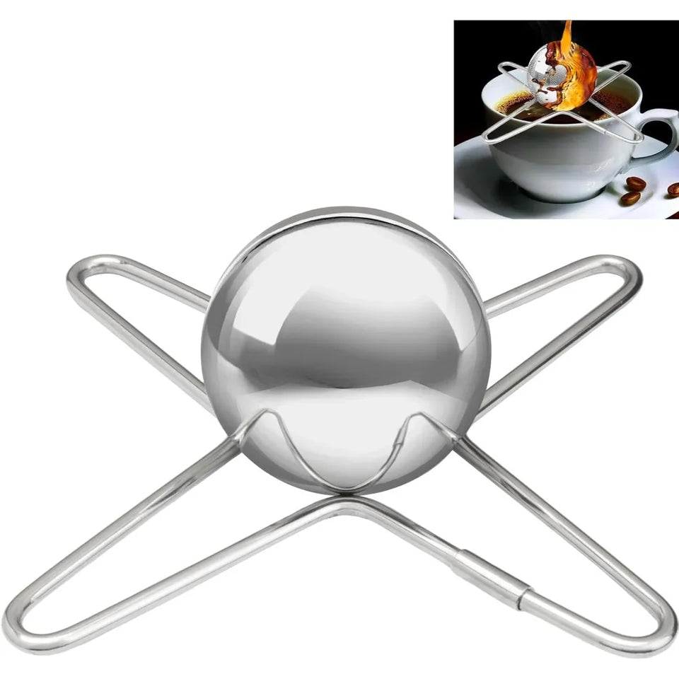 Coffee Cooling Tool Stainless Steel Coffee Cooling Ball Can Be Used Repeatedly To Enhance The Taste of Hand Brewed Coffee