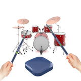 Electric Virtual Air Drum Set With Drumstick Pedal Somatosensory Virtual Reality Smart Wireless Electric Drum Musical Instrument