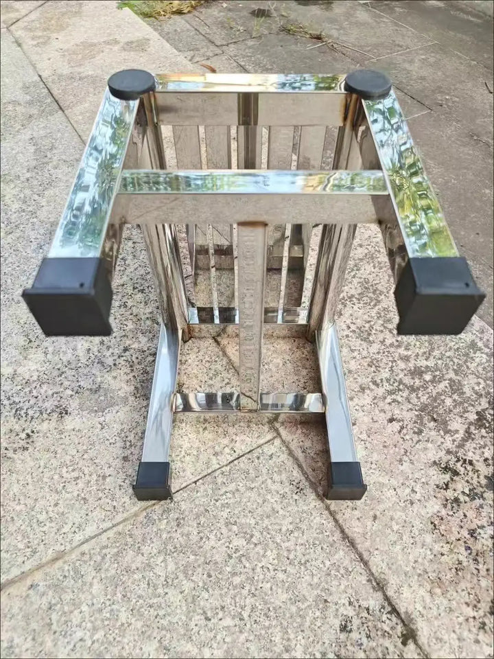 Simple Stainless Steel Stool Multi Functional Furniture Shoe Changing Stools Bath Footstool Portable Fishing Bench 걸상