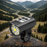 9LED Bike Light Type-C Rechargeable Bicycle Front Lights Intelligent Sensor MTB Flashlight Bike Headlight for Cycling Front Lamp
