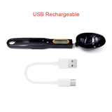 USB Recharge Kitchen Scale 500g/0.1g LCD Digital Measuring Food Flour Spoon Scale Mini Kitchen Tool for Milk Coffee
