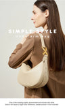 100% genuine leather women's bag designer creates luxury shoulder bag, fashionable new crossbody bag, commuting handbag