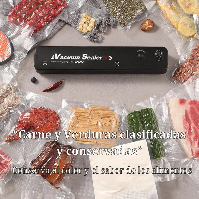 Automatic Small Food Vacuum Sealer Machine for Fresh Cooked Food Plastic Packaging Compact Sealers Food Preservation