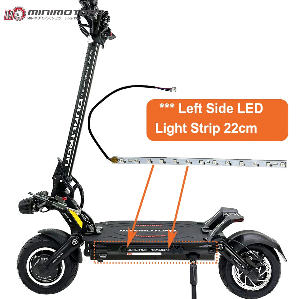 Original Thunder III Deck Side Light Strip Suit for Official Dualtron New Victor Luxury+ Ultra 2 Deck Side Light Strip E-Scooter