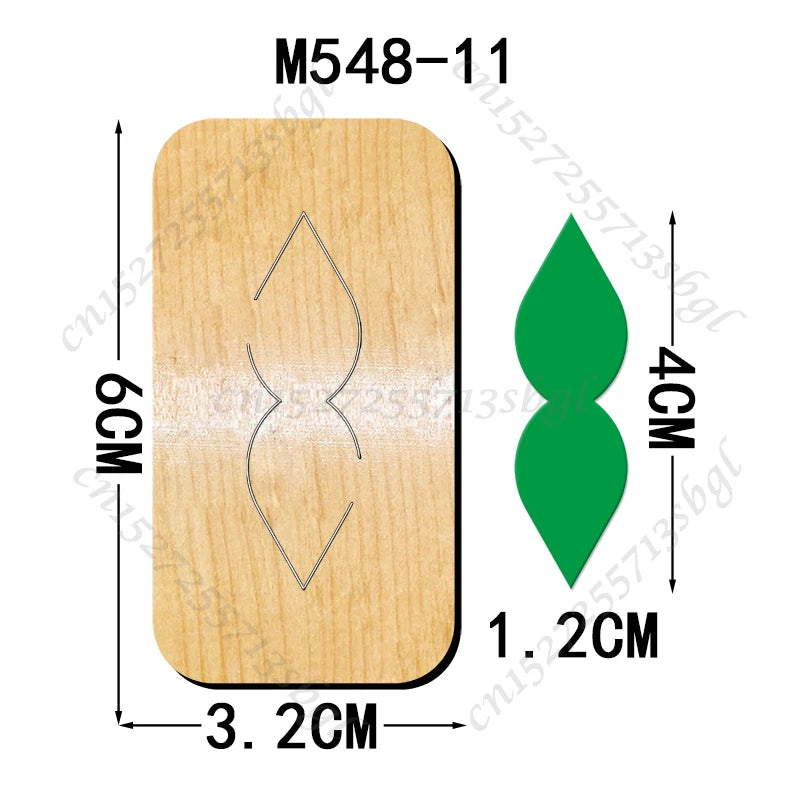 New Cutting Dies New Arrivals Scrapbooking 16MM Knife Suitable for Rolling Type Wooden Mold Cutting Machine