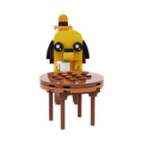 MOC This is Fine Dog Animal Dog Building Blocks Cartoon Creative Animal Bricks Animation Creative Ornament Toys Children's Gifts
